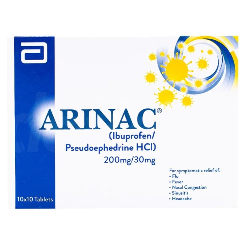 Arinac Tablets 200mg/30mg | Apka Muaalij Arinac Tablets 200mg/30mg | Apka Muaalij