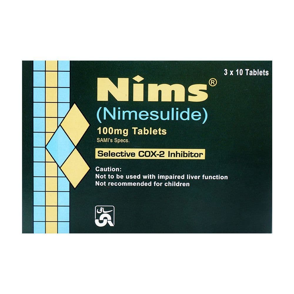 Nims (100mg) 30 Tablets | Apka Muaalij Nims (100mg) 30 Tablets | Apka Muaalij