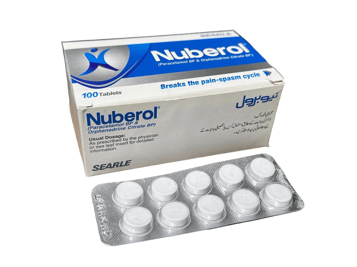 Nuberol (450mg/35mg) Tablets | Apka Muaalij Nuberol (450mg/35mg) Tablets | Apka Muaalij